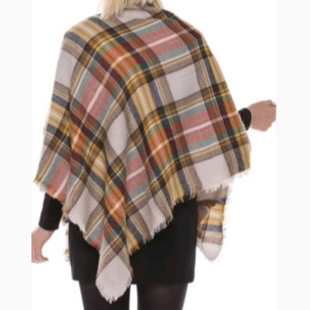 🎀3/$23🎀 Oversized Plaid Tartan Scarf - Picture 5 of 8